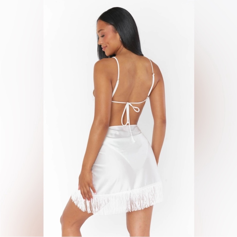 NWOT Show me your Mumu Lido fringe wrap sarong swim coverup - Picture 4 of 6